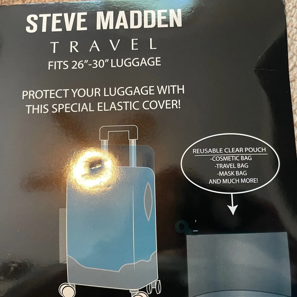 NWT. Steve Madden Travel Luggage Covers. Expandable From 26